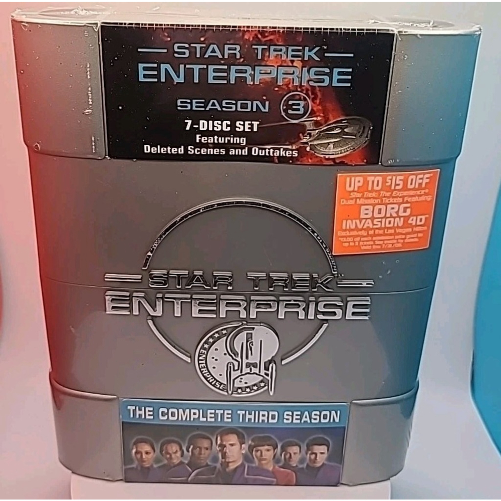 Star Trek Enterprise The Complete Third Season 3 Three DVD 7 Discs New Sealed